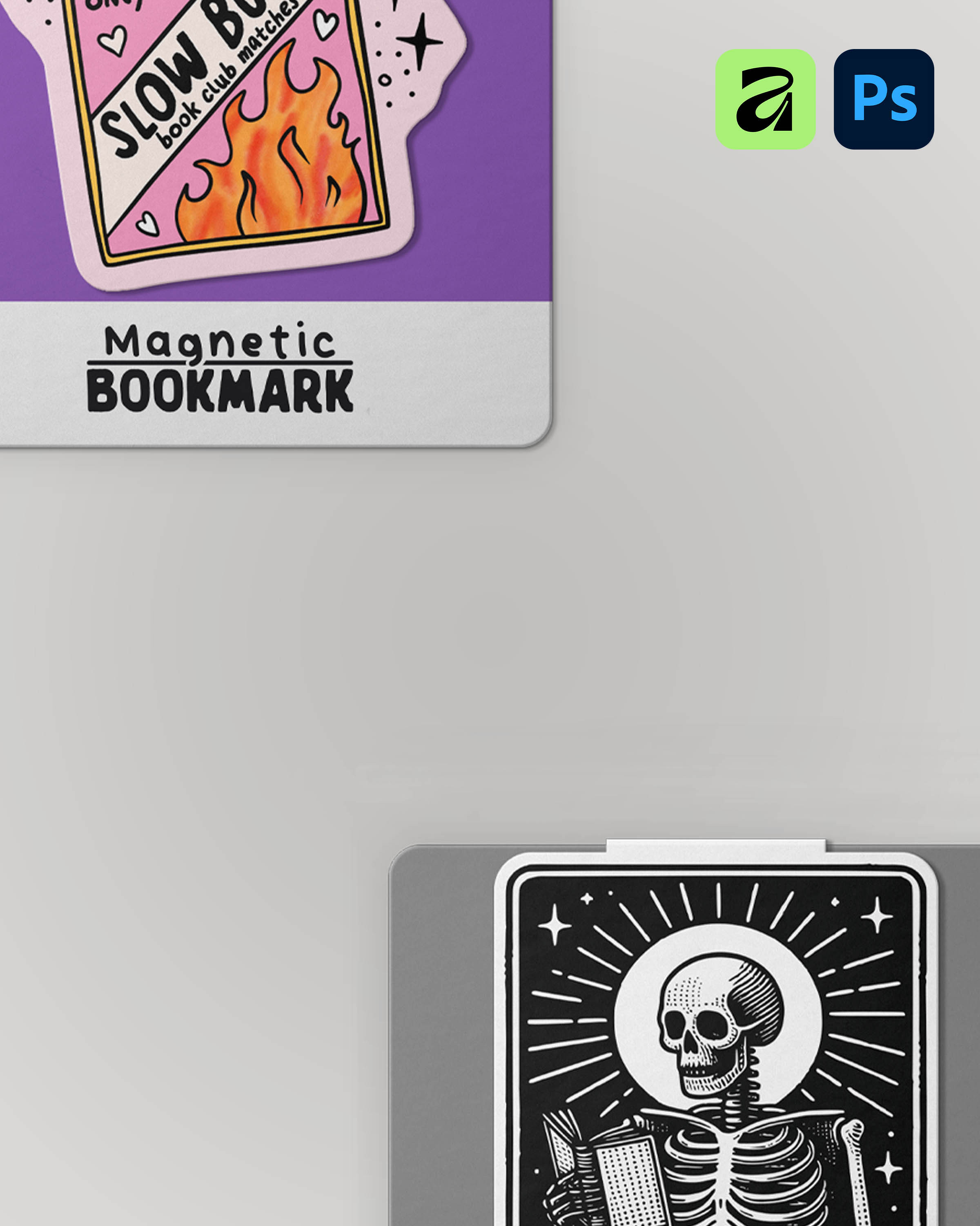 download magnetic bookmark template